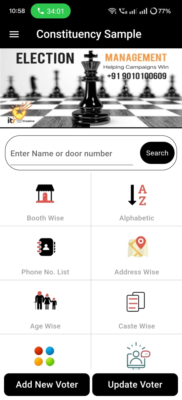 Election Management and Research Application