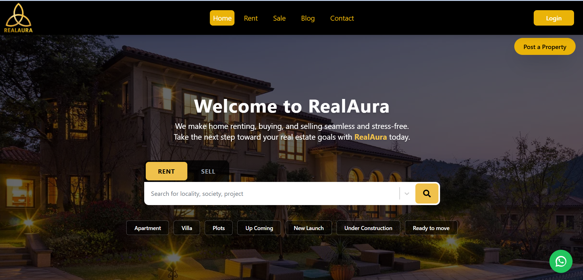 Realestate for sale or Purchase website