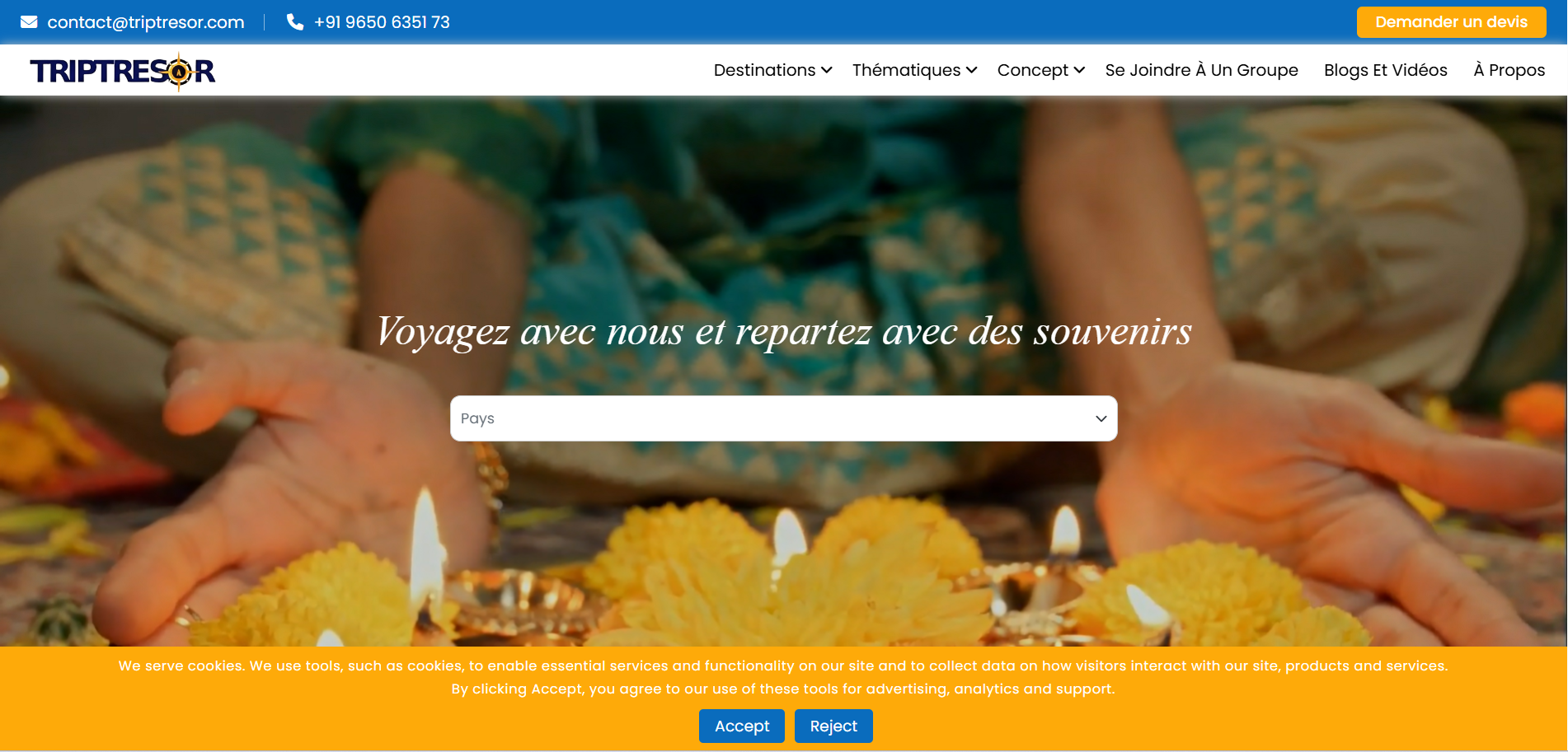 Tour and Travel Web Application