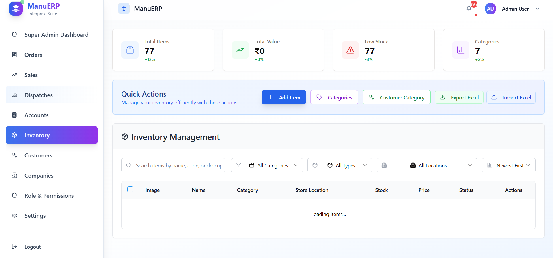 Production ERP Software