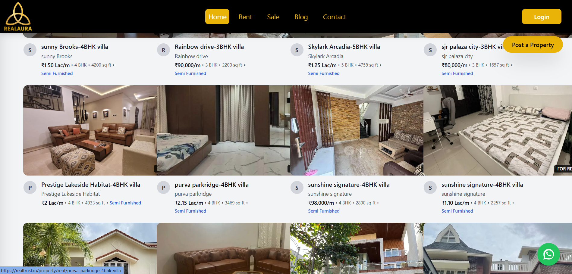 Realestate for sale or Purchase website