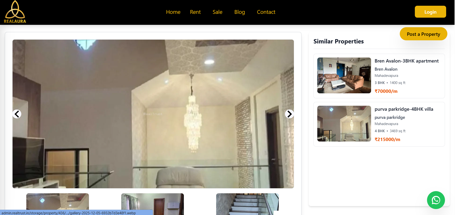 Realestate for sale or Purchase website