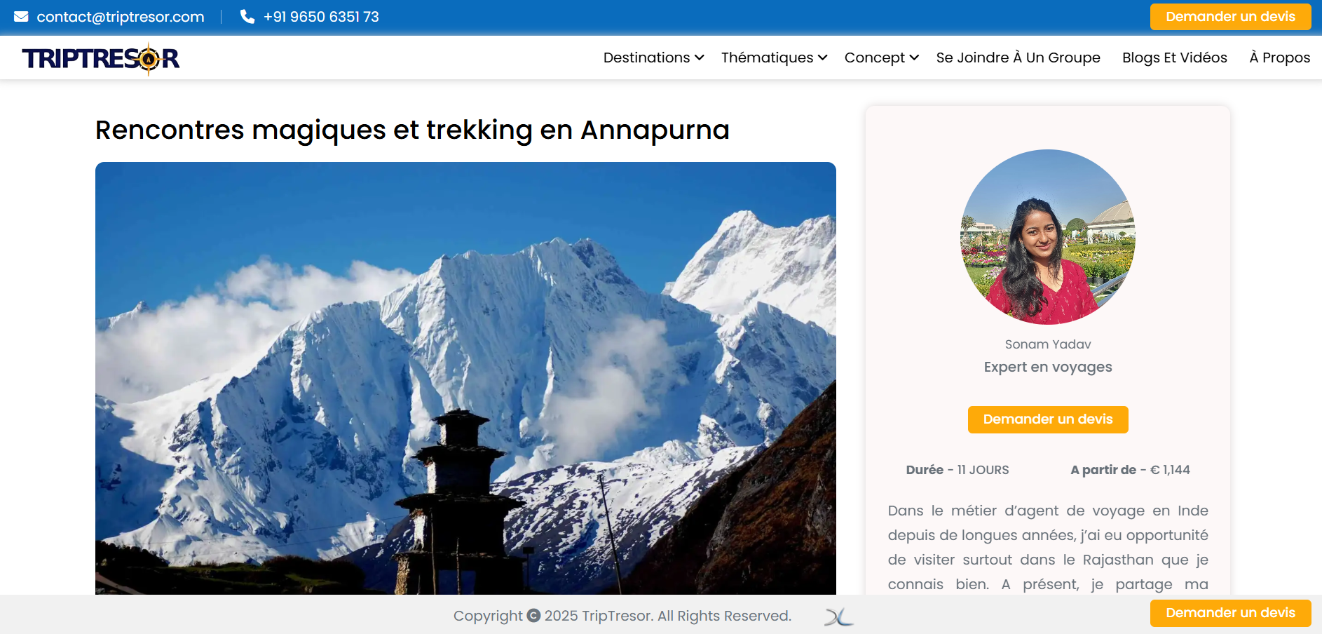 Tour and Travel Web Application